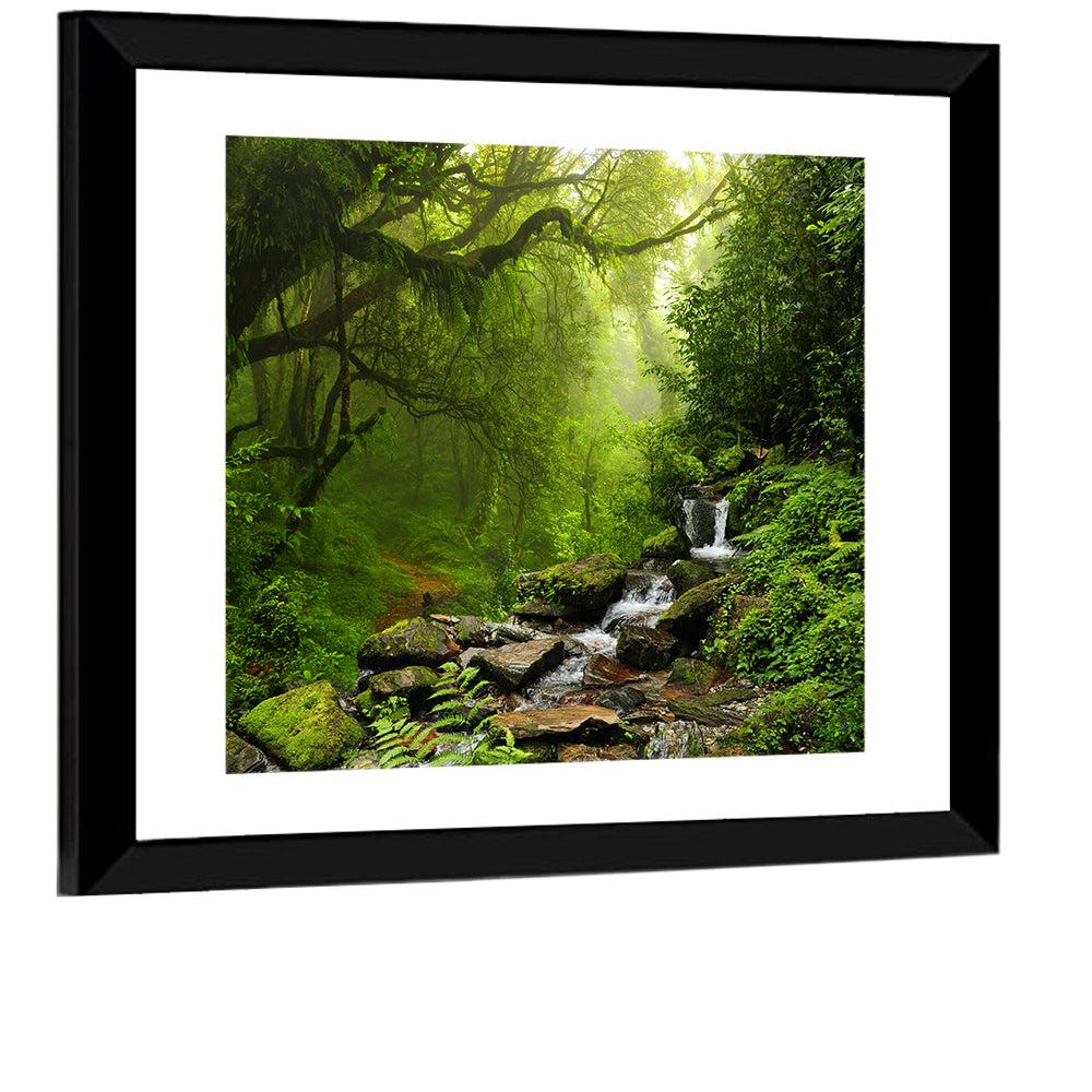 Annapurna Jungle Stream Wall Art