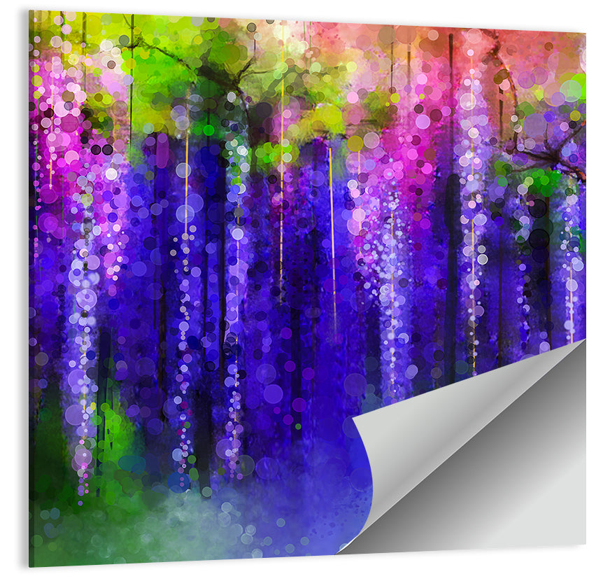 Dreamy Wisteria Vines Wall Art