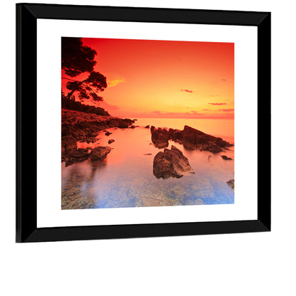 Brac Island Sunset Wall Art