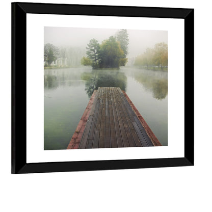 Foggy Lake Wall Art