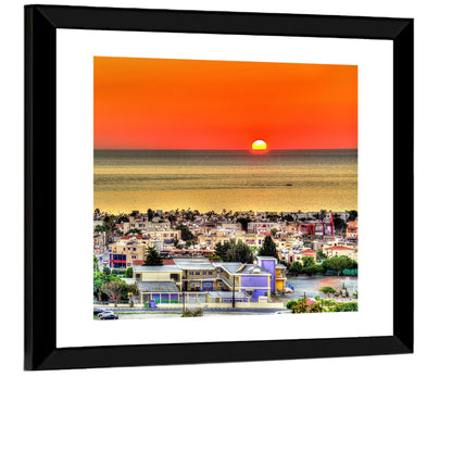 Paphos Sunset Wall Art