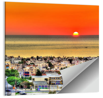 Paphos Sunset Wall Art