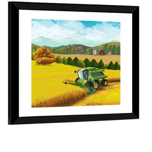 Rural Farm Landscape Wall Art