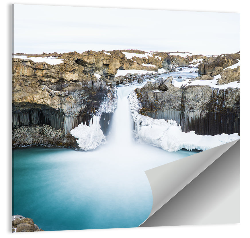 Aldeyjarfoss Basalt Waterfall Wall Art