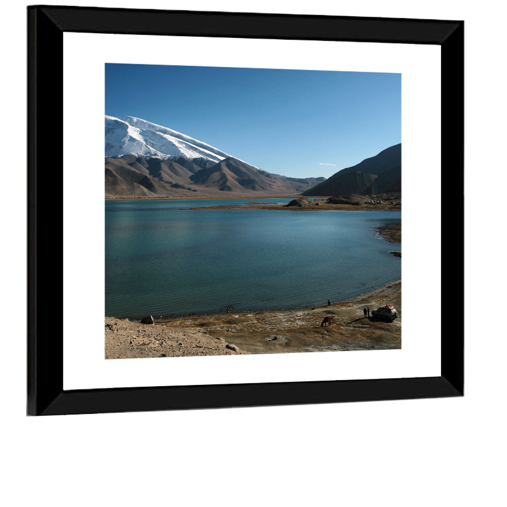 Muztahgata and Karakul Lake Wall Art