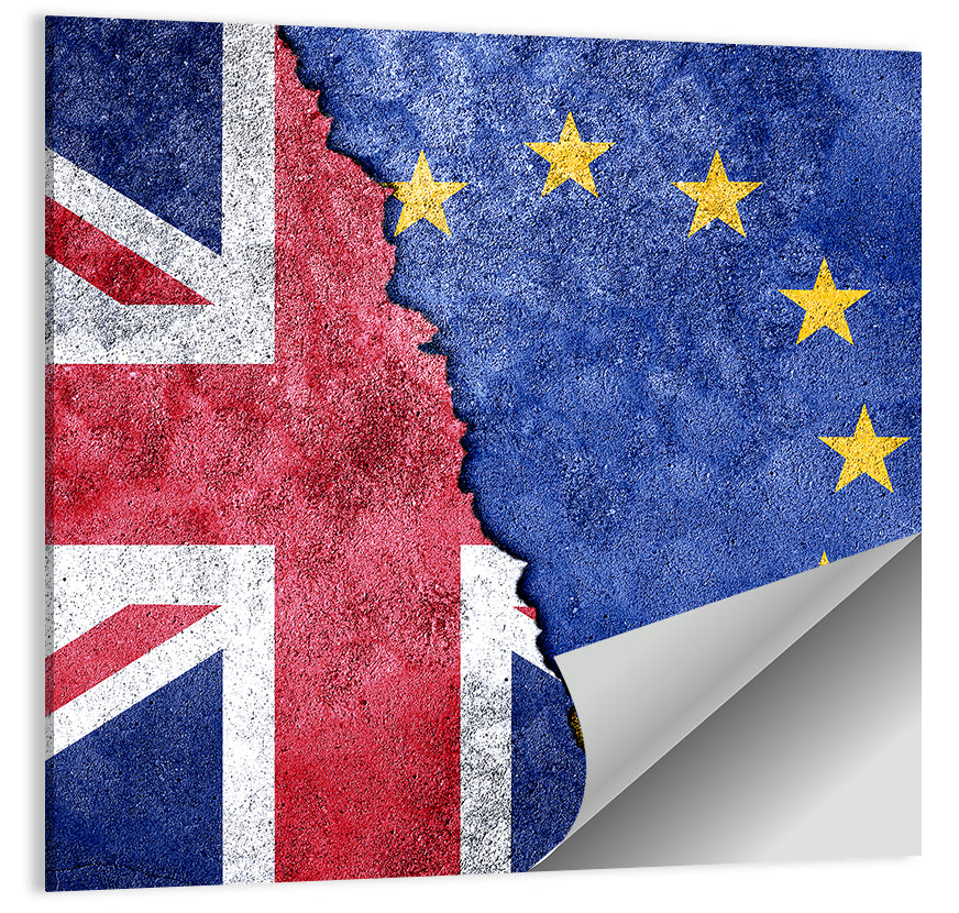 Brexit Flag Wall Art