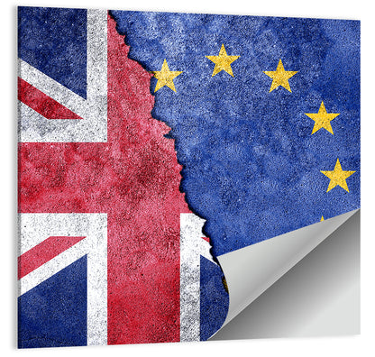 Brexit Flag Wall Art