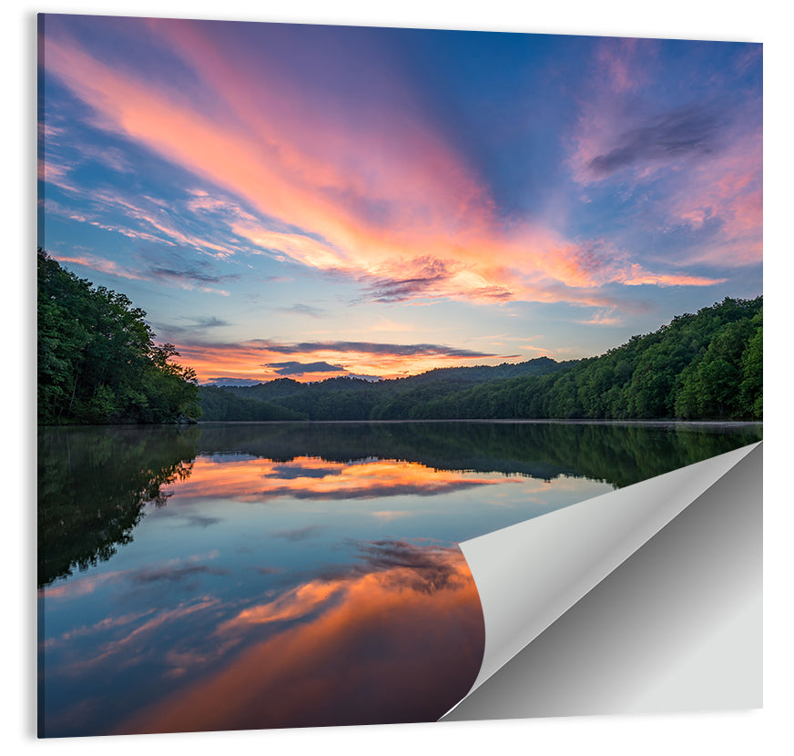 Appalachian Mountains Lake Wall Art