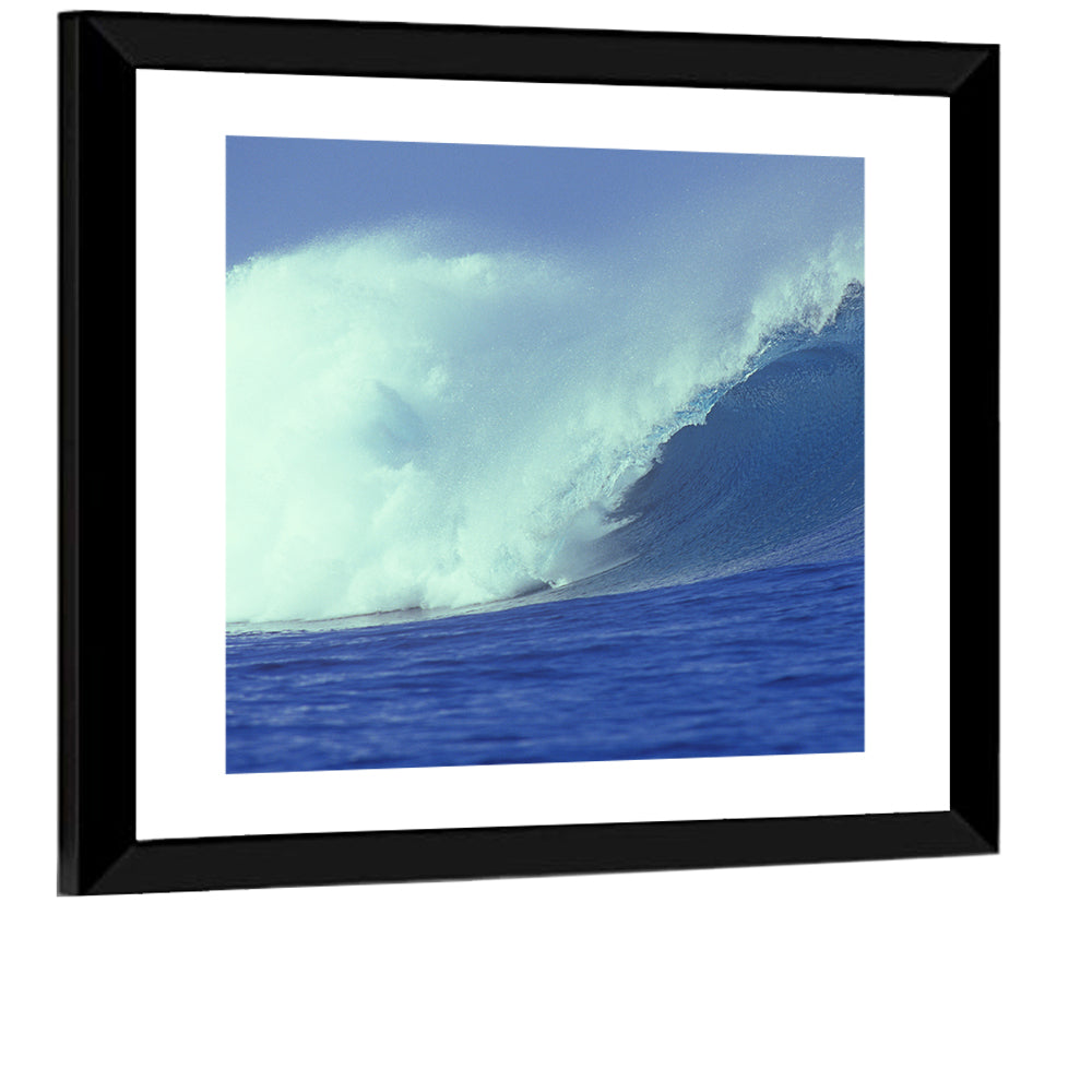 Blue Ocean Wave Wall Art