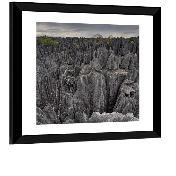 Tsingy De Bemaraha Pinnacles Wall Art as a framed print