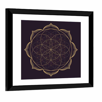 Mandala Sacred Geometry Wall Art