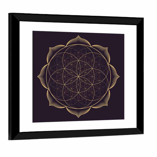 Mandala Sacred Geometry Wall Art