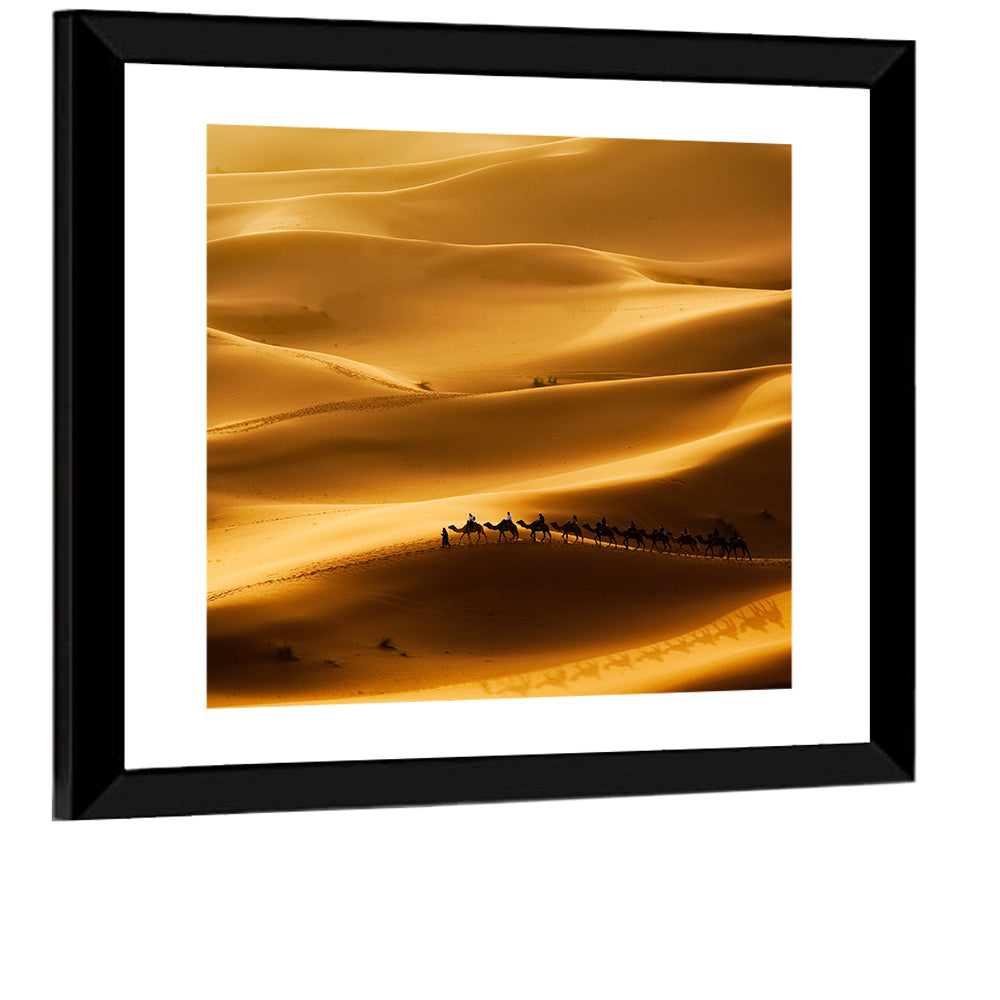 Desert Camel Caravan Wall Art