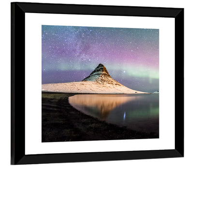 Kirkjufell & Milky Way Wall Art