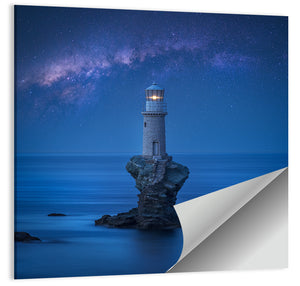 Andros Island Lighthouse Wall Art