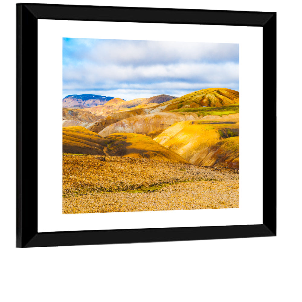 Landmannalaugar Rhyolite Mountains Wall Art