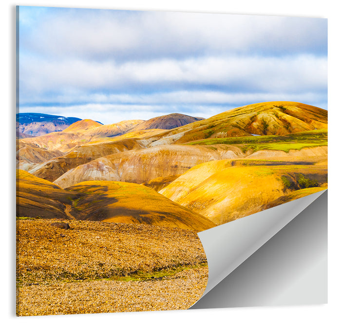 Landmannalaugar Rhyolite Mountains Wall Art as a poster print