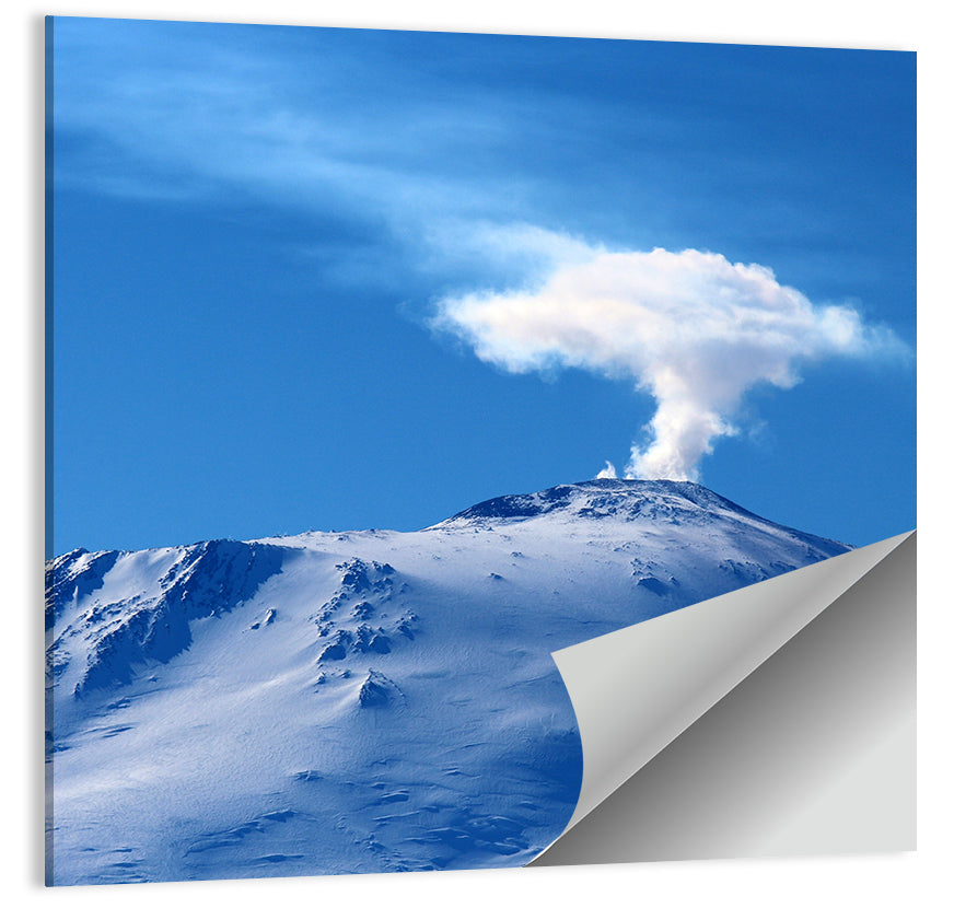 Mount Erebus Wall Art