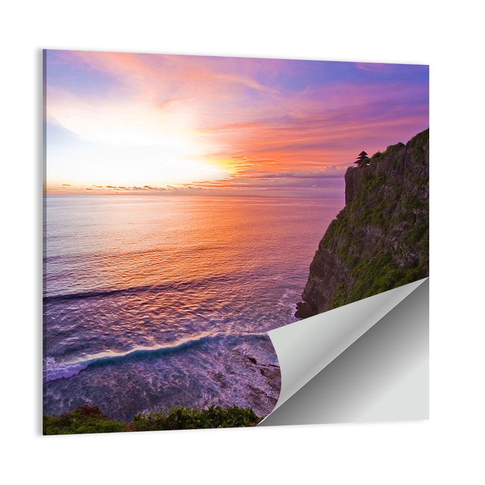 Sunset Over Ocean Wall Art
