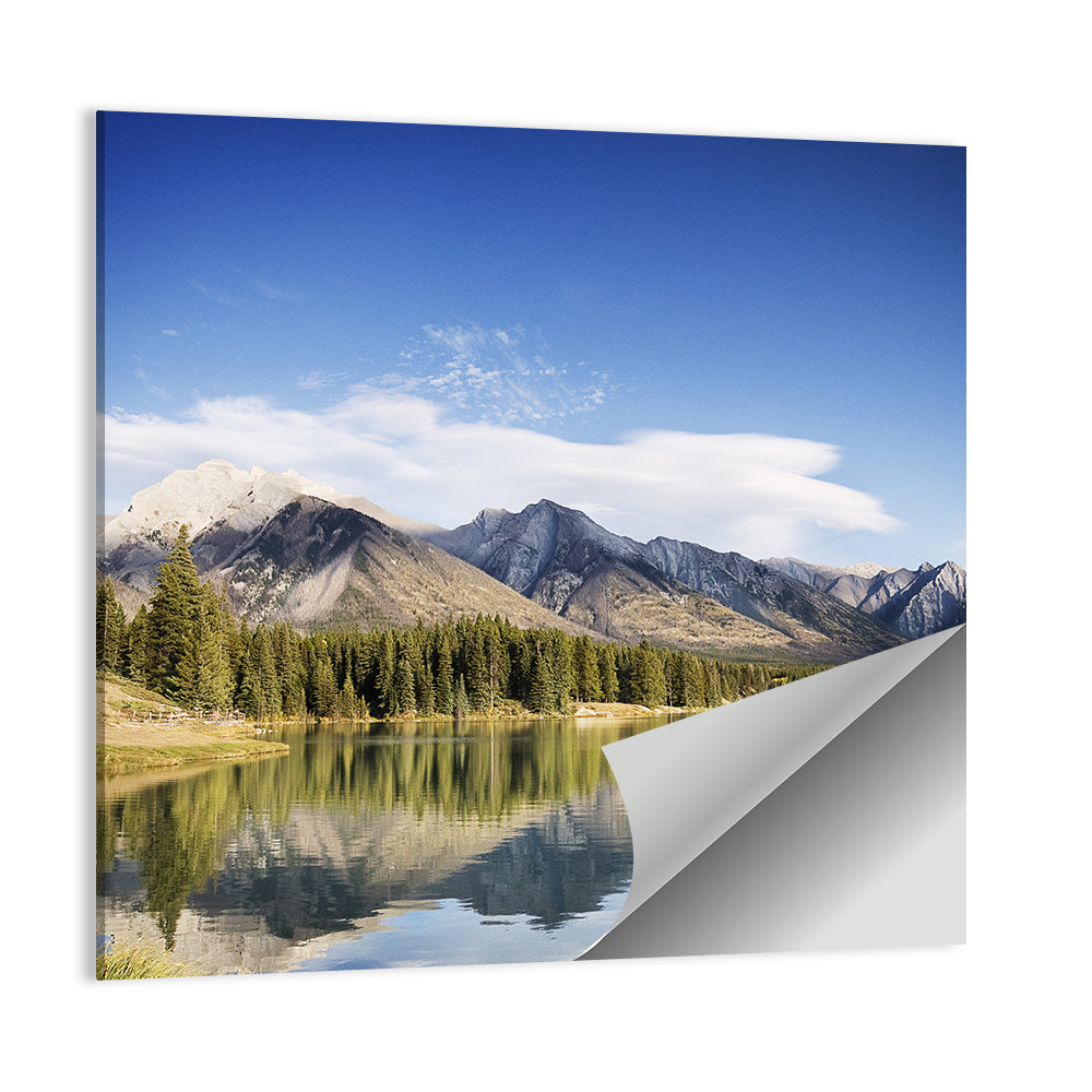 Minnewanka Lake Reflection Wall Art