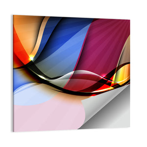 Colorful Wave Abstract Wall Art