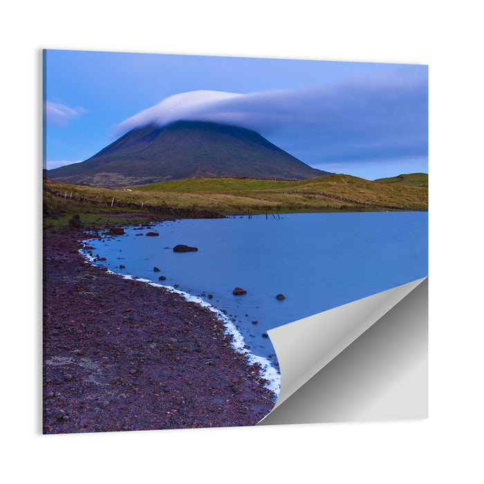 Captain Lake at Dusk Wall Art as a poster print