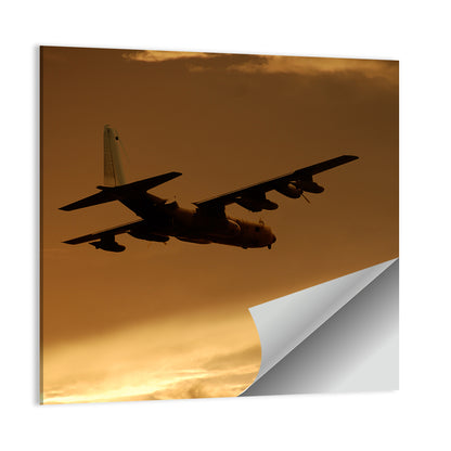 Military Freight Transport Plane Wall Art