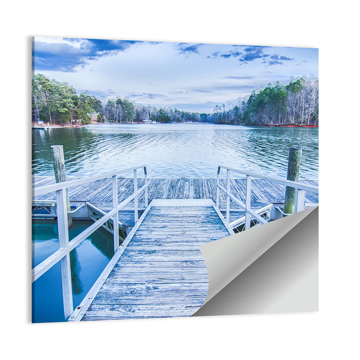 Morning at Lake Wylie Wall Art as a poster print