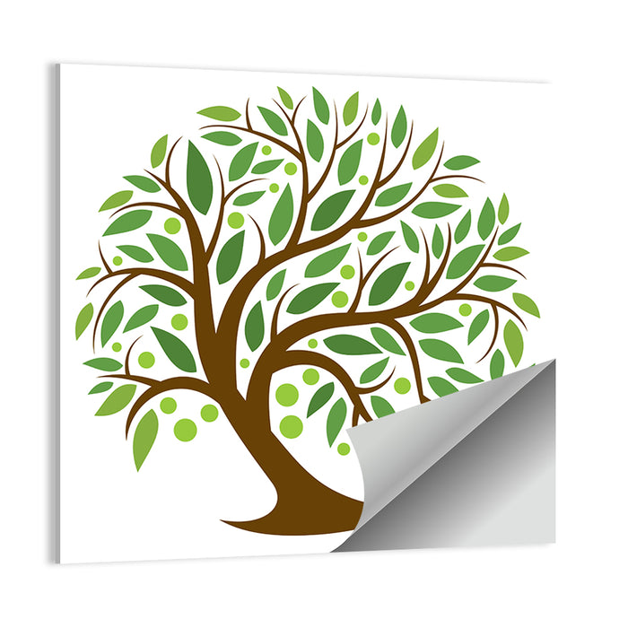 Minimalist Tree of Life Wall Art as a poster print