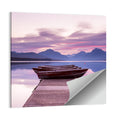 Lake Mcdonald Sunset Dock Wall Art