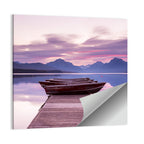 Lake Mcdonald Sunset Dock Wall Art