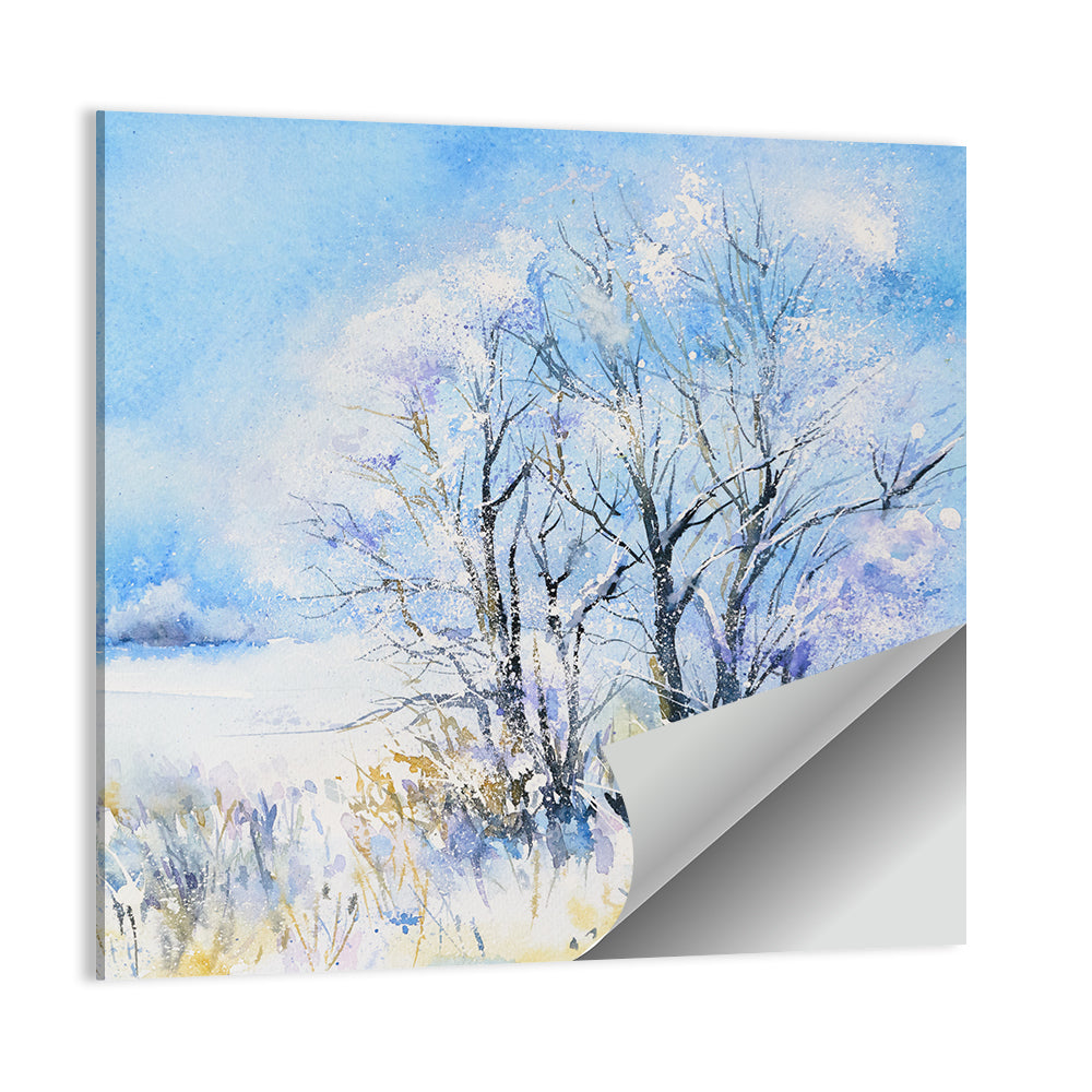 Watercolor Winter Concept Wall Art