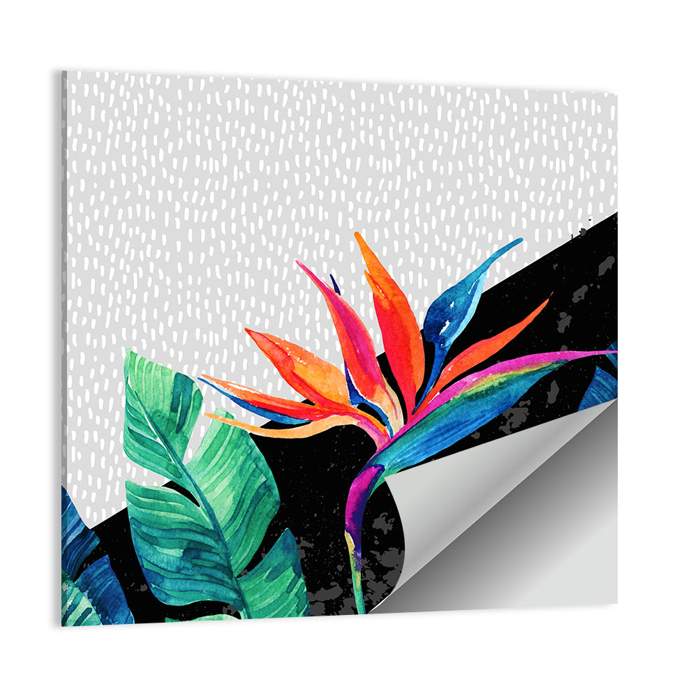 Exotic Flower Illustration Wall Art