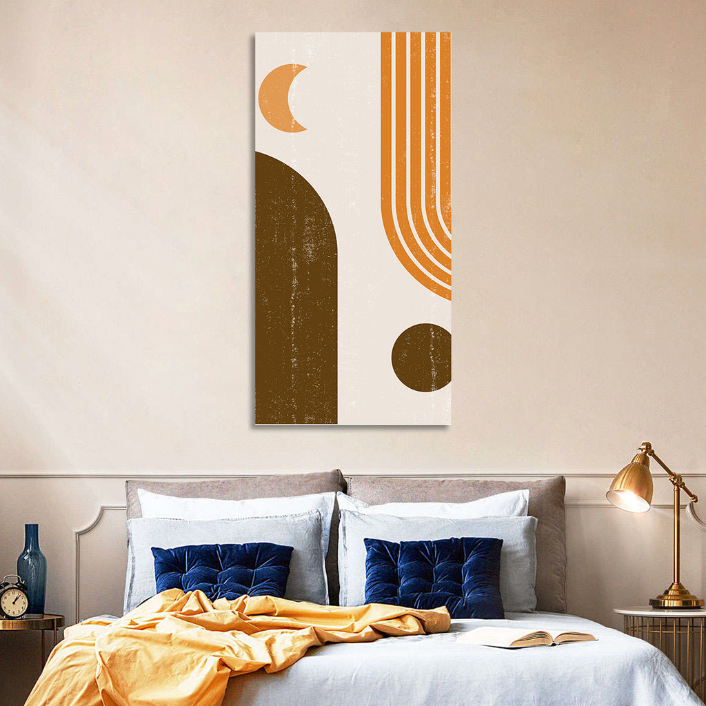 Crescent Moon Arch Abstract Wall Art