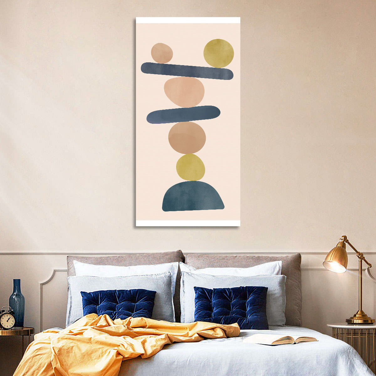 Balanced Stone Stack Wall Art