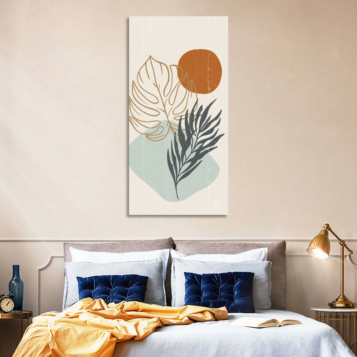 Shadowed Leaves Wall Art