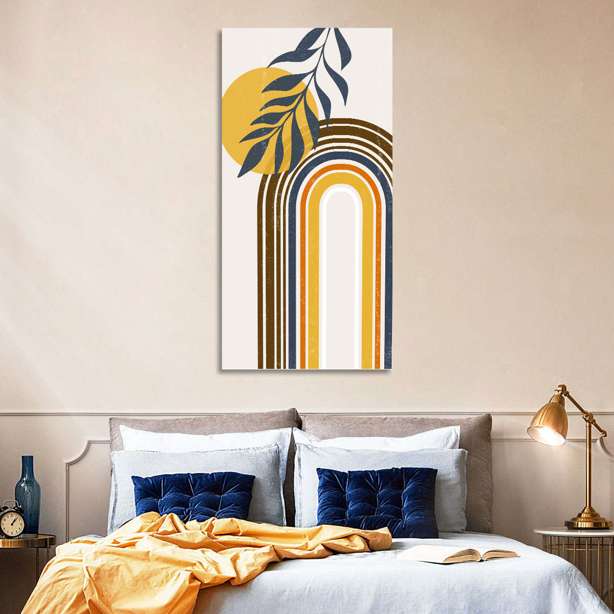 Boho Concentric Sun Arch Wall Art