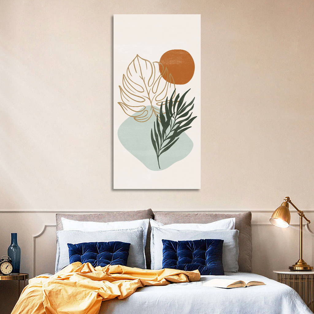 Monstera Sun Botanical Composition Wall Art