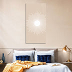 Boho Sun Mandala Wall Art