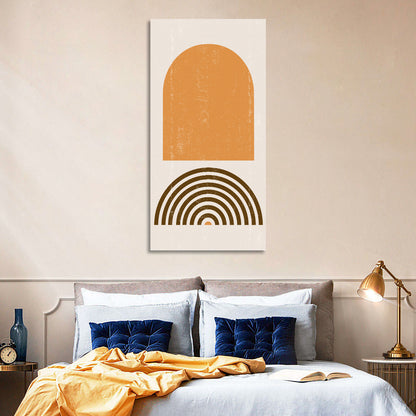 Burnt Sunrise Abstract Wall Art