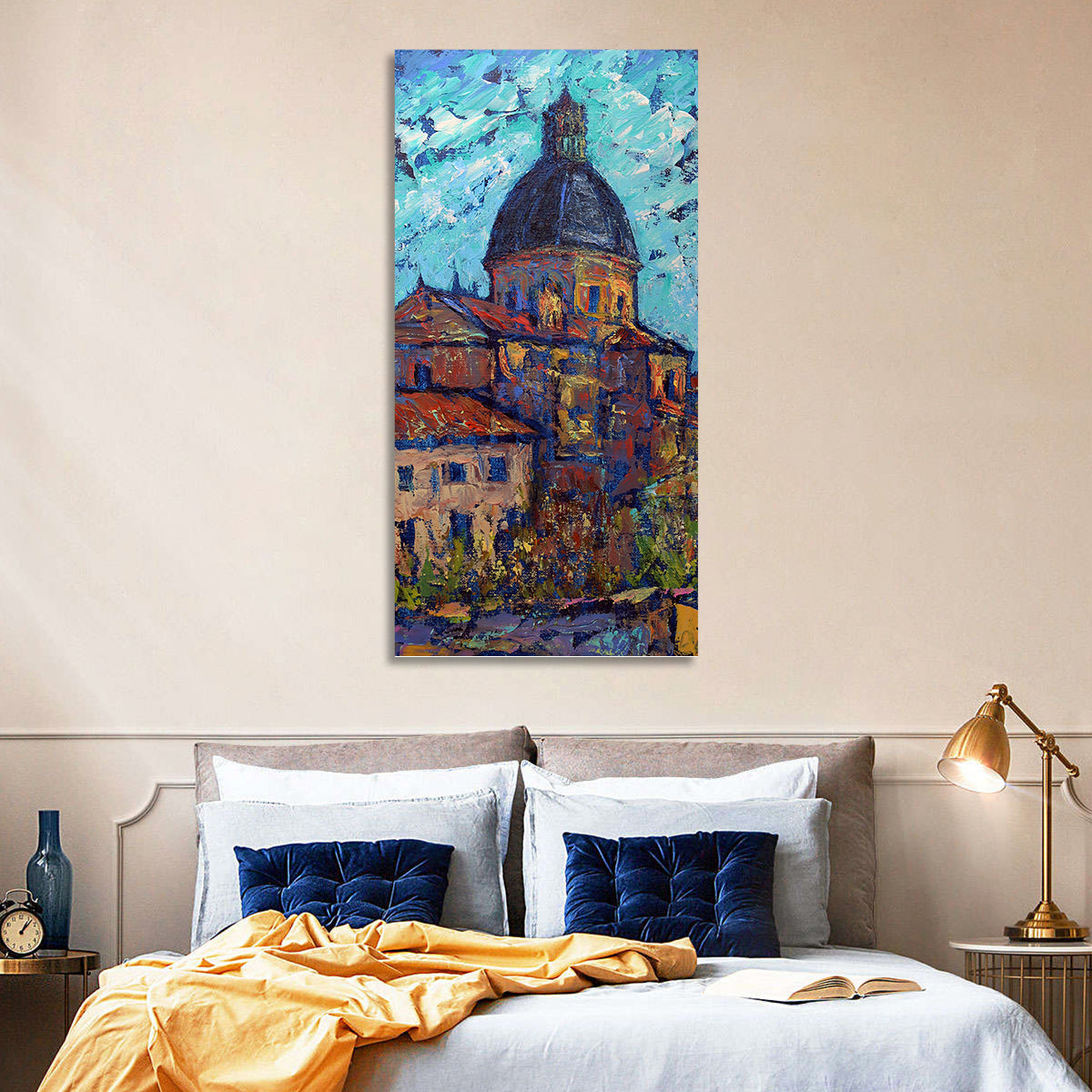 Salamanca Cathedral Dome Study Wall Art