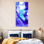 Icy Geometric Shards Wall Art