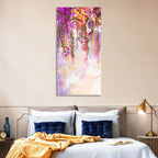 Wisteria Floral Abstraction Wall Art