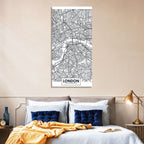 London Aerial Map Wall Art