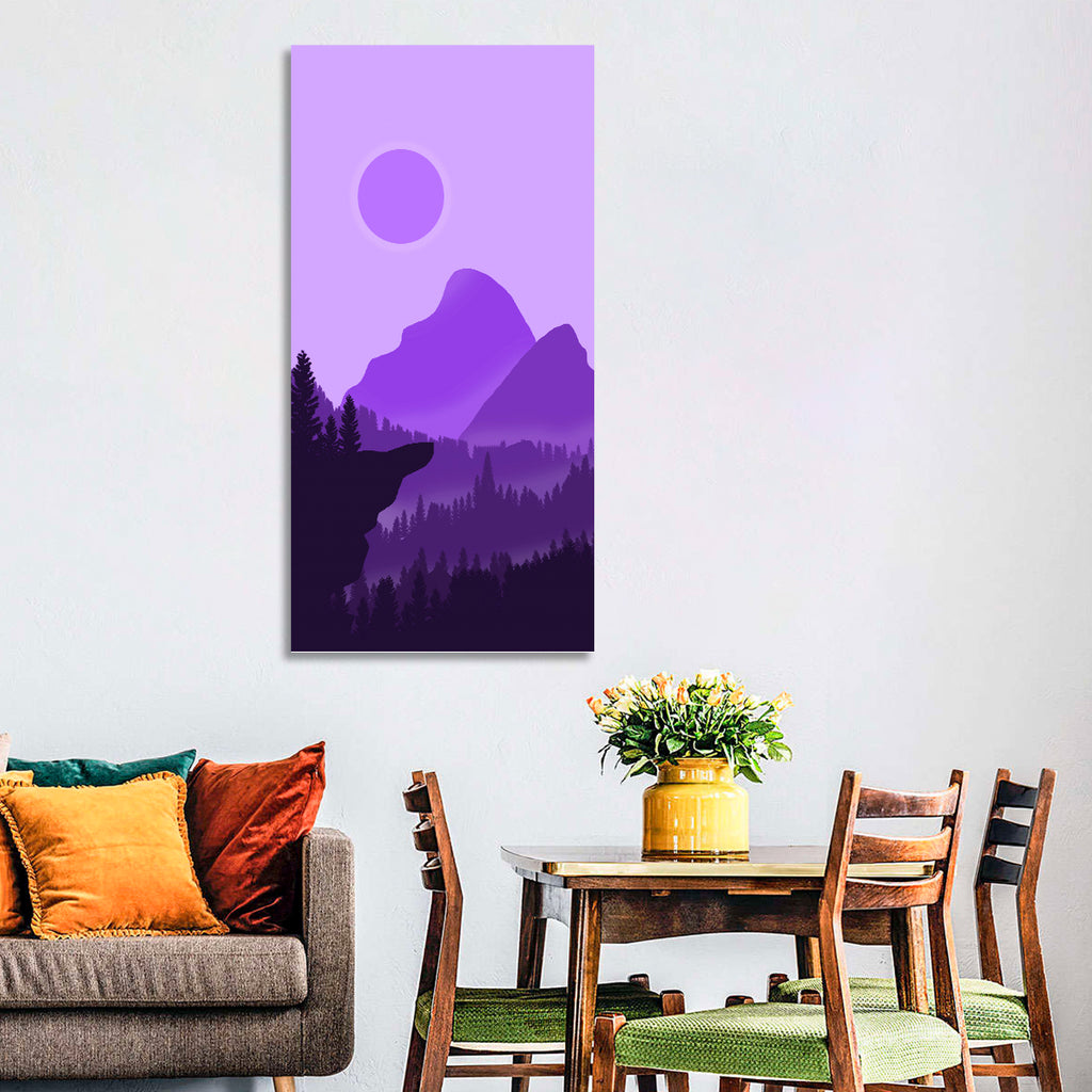 Purple Mountain Dusk Wall Art