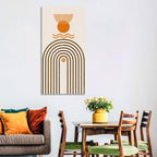 Concentric Arch Sun Wall Art