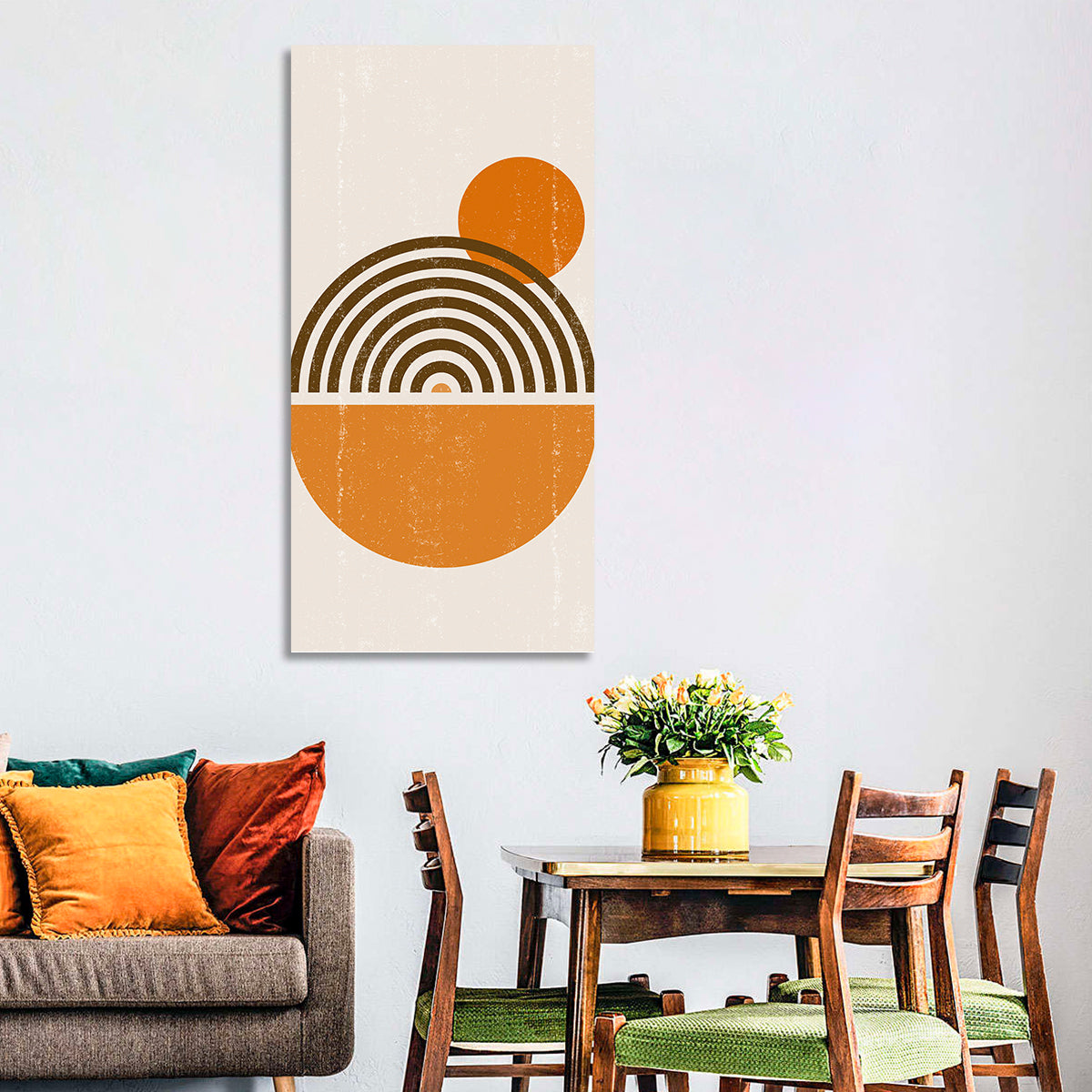Semicircle Sunrise Study Wall Art