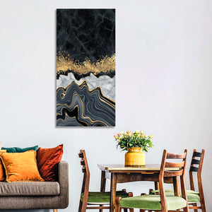 Black Gold River Wall Art