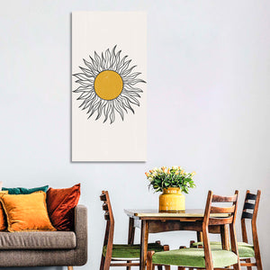 Sun Boho Minimalist V Wall Art