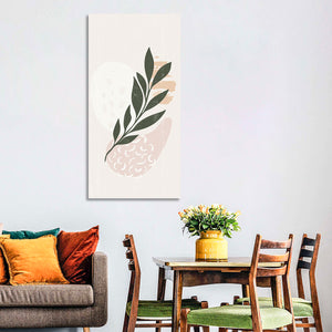 Boho Leaves Minimalist Wall Art